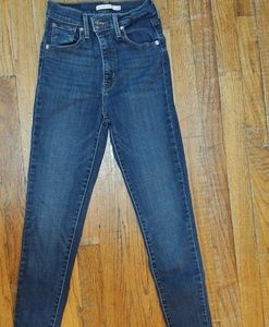 Levi's Mile High Super Skinny- dark blue